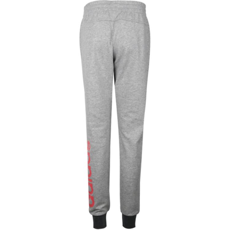 Adidas Womens E Lin Pant Comfortable Stylish Knitted Sports Pants Women Pants Gray DU0700