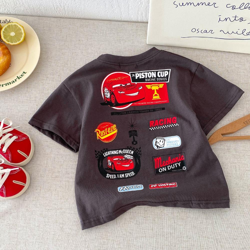 

2025 New Children s Summer Top Cartoon T-shirt Short Sleeve Shirt For Boys And Girls Fashion T-shirt Short Sleeve 100