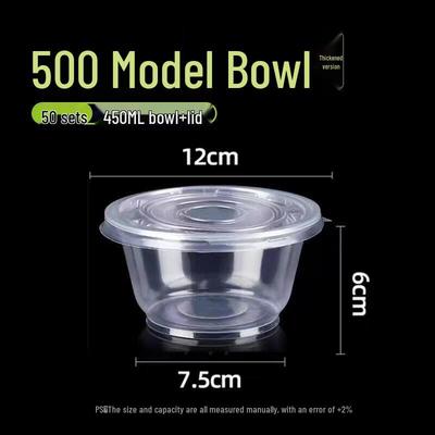 Star Disposable Plastic Bowls with Lids
