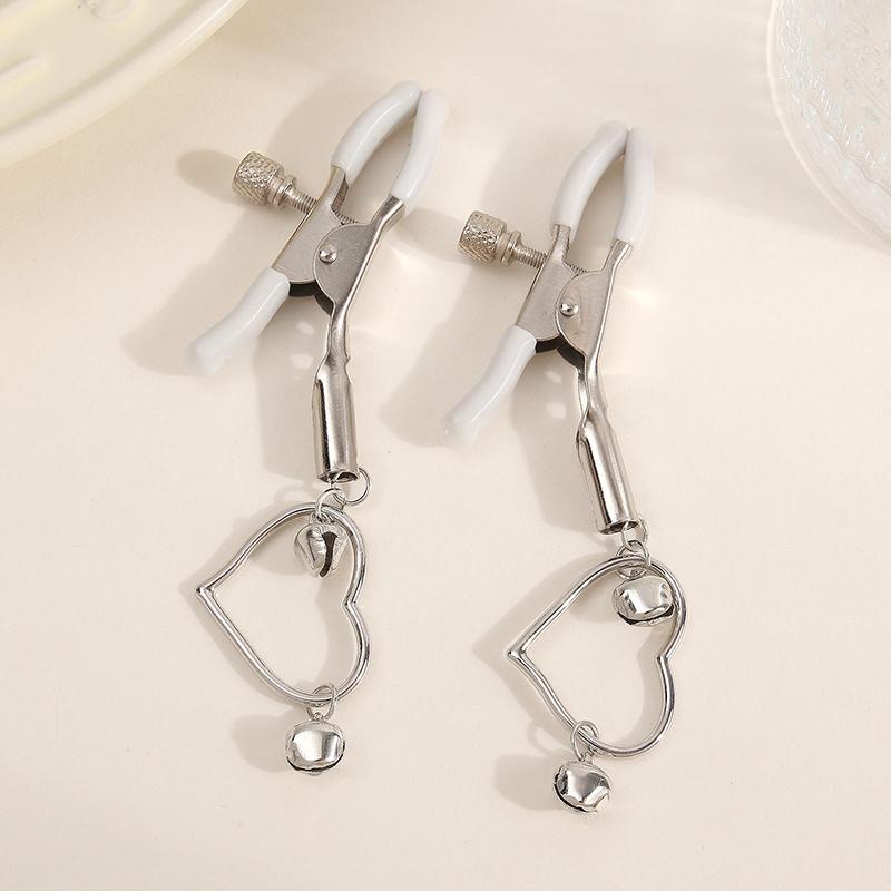 1Pair Nipple Clamps Adult Novelty Sex Product Milk Clip Female Breast Stimulation Clip Massage Sex Toys Couples Lover Game Toys