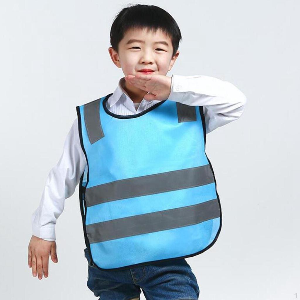 Child Safety Reflective Waistcoat Work Cycling Clothes