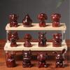 Rosewood Zodiac Animal Handheld Ornament - Chinese Office Decor Gift