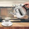 1.2L/1.5L Stainless Steel Teapot Coffee Pot Practical Modern Design Hot Water Teaware With Fine Filter To Brew Loose Leaf Tea