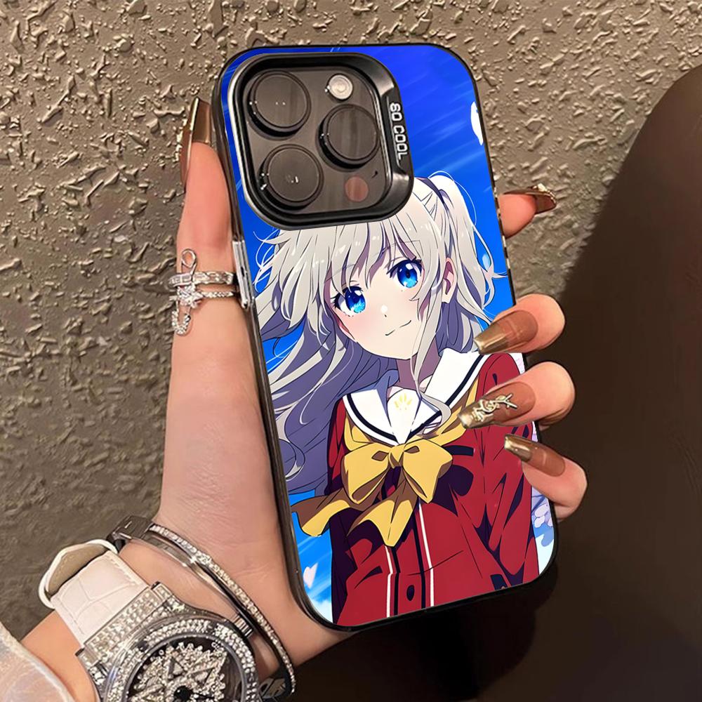 

Charlotte Tomori Nao Translucent Mobile Phone Case for iPhone 17 16 15 14 13 12 11 X XR XS Air Pro Max Plus Colorful Cover iPhone X