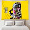 Custom Name Racing Print Tapestry, Backdrop, Easy Setup, Ideal for Bedroom, Office & Living Room, with Aesthetic Wall Hanging Decor.