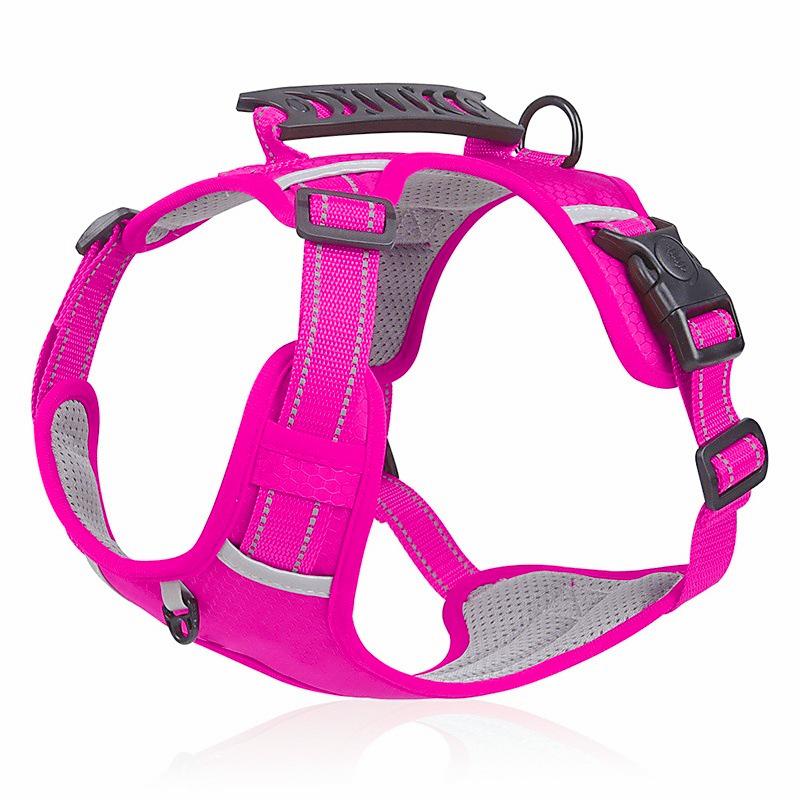 Reflective Adjustable Dog Harness Vest for Medium & Large Dogs - Corgi & Shiba Inu Friendly