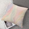Pastel Marble Square Jacquard Pillow Cover for Sofa Office Waist Cushion Cover Home Decorative Pillowcase