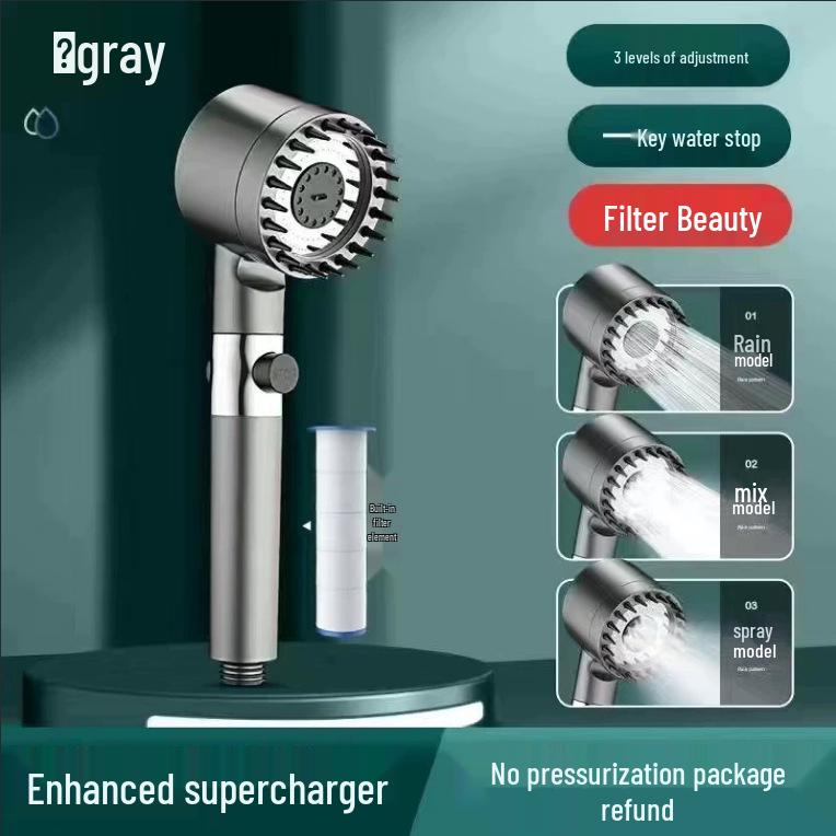Verbessern Sie Ihr Duscherlebnis mit dem Dai Spray Duschkopf-Set, ausgestattet mit einem kraftvollen Strahl, einem integrierten Filter und einem eleganten Lotus-Design.