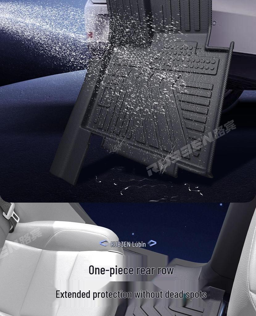 Lubbin TPE Floor Mats for Equation Leopard & Titanium Models 3, 5, 7 - Enclosed Car Interior Accessories.
