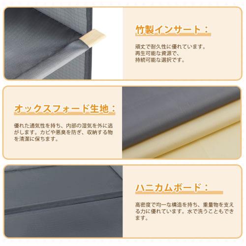 YOUDENOVA Hanging Clothes Rack, Foldable, Travel-Friendly, Washable, Moisture-Proof, Mildew-Resistant, for Clothes and Hats (Gray, 4 Tiers)