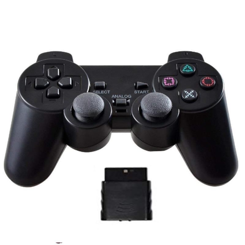 For PS2 Wireless Joystick Controller Analog Controller 3 in 1 for 2.4G PS2 Gamepad PS2 Controller чёрный