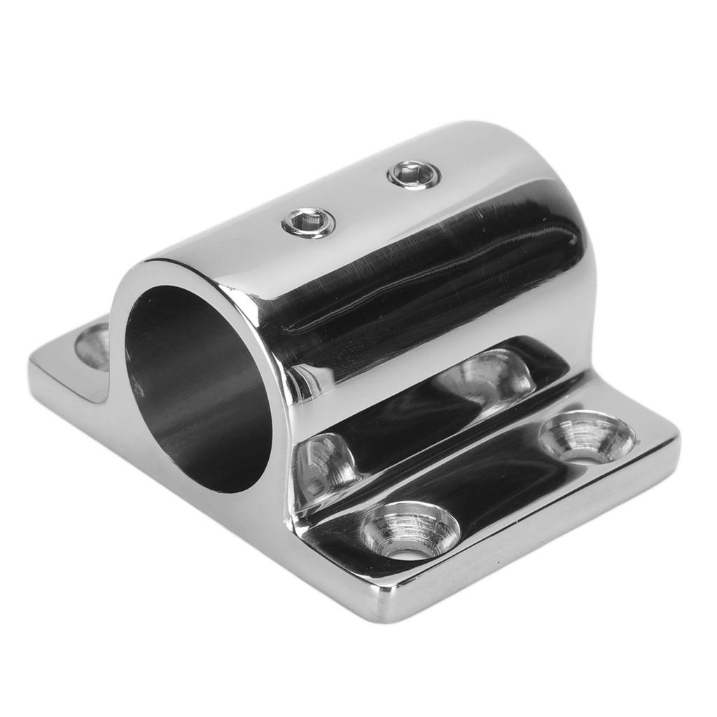 Boat Hand Rail Fitting 316 Stainless Steel Marine Yacht Handrail Rectangle Stanchion Base 7 8in Hole