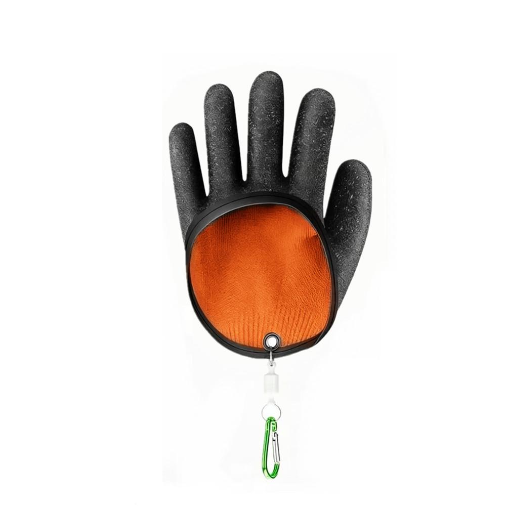 Anti-Slip, Anti-Puncture, Waterproof Fishing Gloves - Non-Stick Latex Grip for Handling Lures and Fish