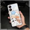 Cute Back Cover Phone Case For ZTE Blade A34 Full Wrap Phone Pouch Anti-dust Anti-knock Graffiti Fashion Design Cartoon