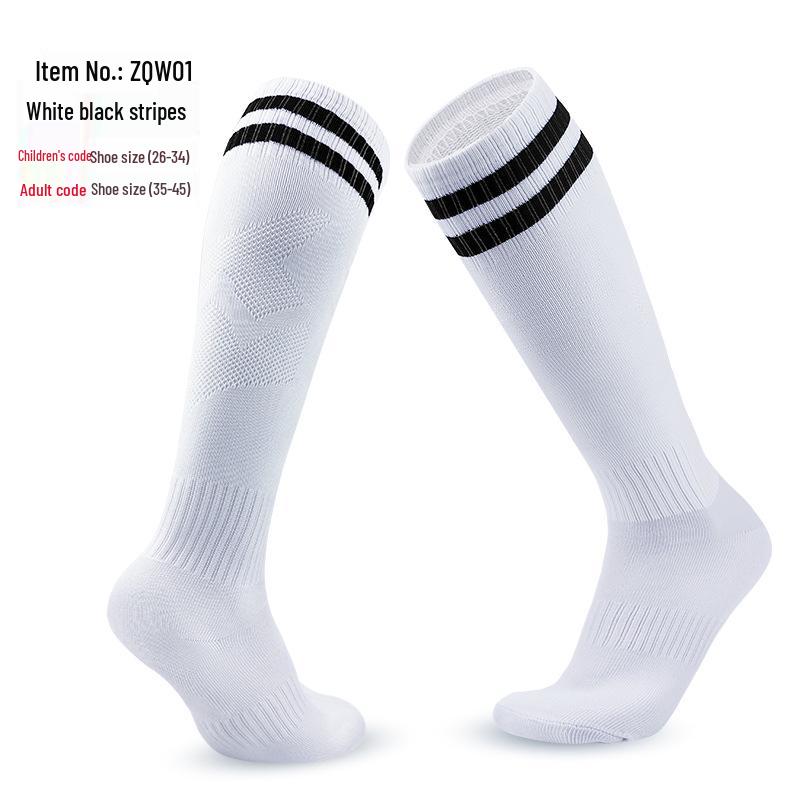 Thickened Non-Slip Long Tube Football Socks for Men & Women - Ideal for Training and Competition