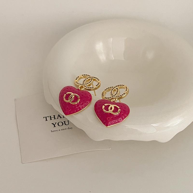 Colorful Zircon Drip Glaze Hoop Earrings: Chic Light Luxury Style for Fashion-Forward Women