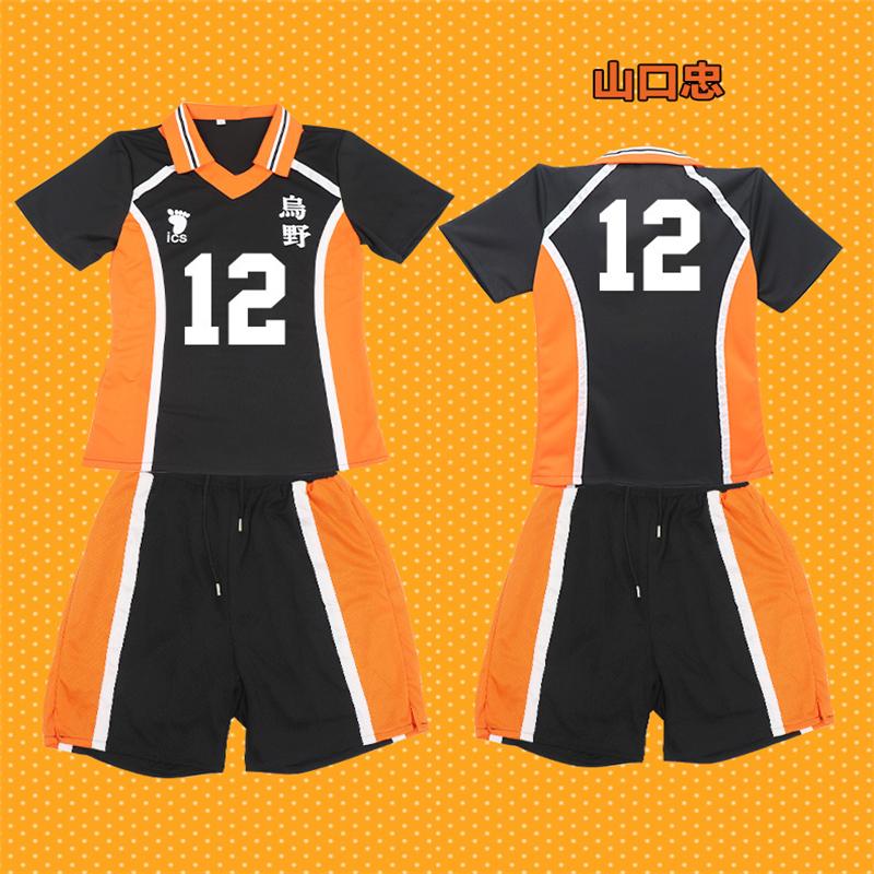 Cos Gift Haikyu Costume Anime Karasuno High School Volleyball Club Hinata Shyouyou Sportswear Jerseys Thin Uniform Suit
