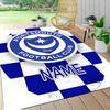 Custom Name Portsmouth FC Crest Carpet Rug Customizable Soft Washable Anti-Slip Home Living Room Sofa Mats Personalized Rug. 0909232