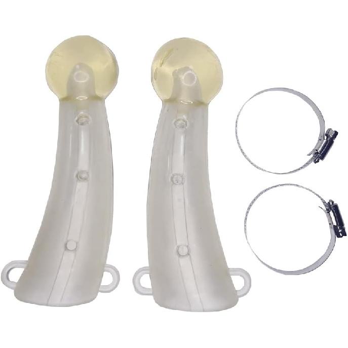 Small Size Silicone Goats Calf Cattle Bull Cow Horn Cover Anti-Fight Protective Cover Cow Horn Protector Round Cornered With