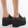 New Style Designer Women's Slippers for Large-sized Women Wear Slippers of Size 34-43 Summer 10cm Thick-bottomed Zapatos Mujer