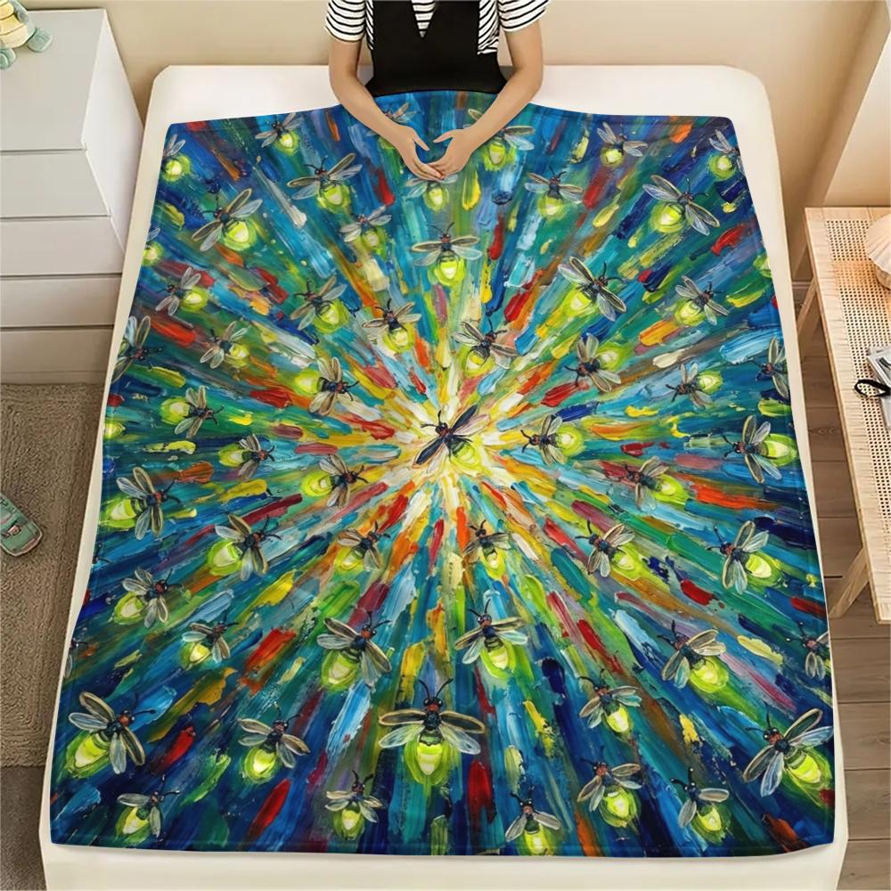 

1Pc Cute Patterns Print Flannel Blanket, High quality Comfortable for All Seasons, Home Decor, Warmth and Comfort, Perfect for Christmas Gifts W171 80cm x 120cm