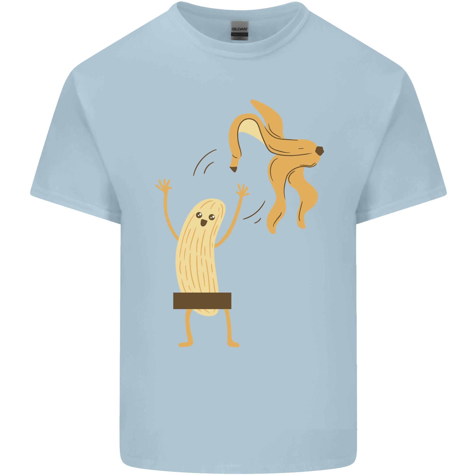 Get Naked Censored Banana Funny Unisexs Light Cotton TShirt S