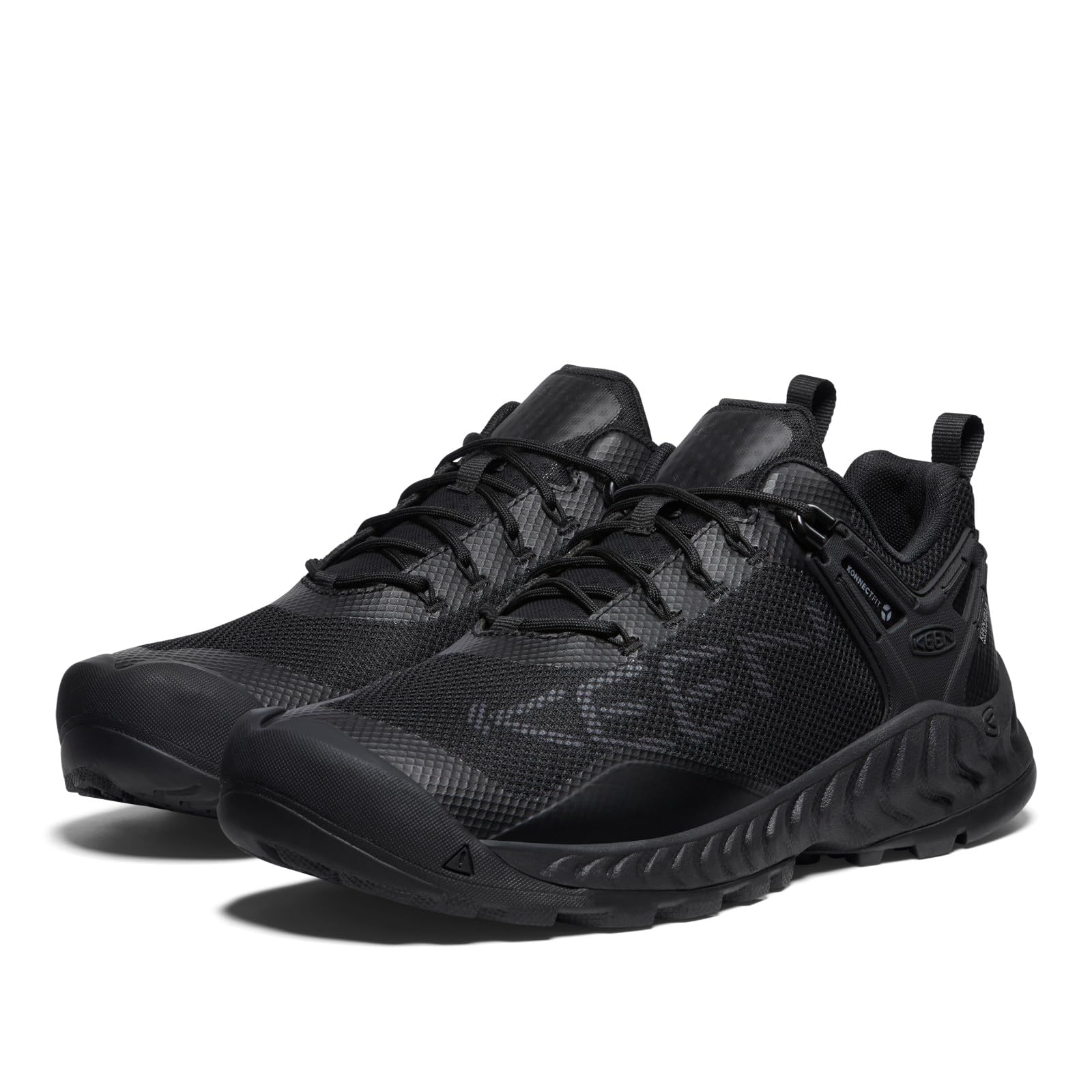 

Мужские водонепроницаемые треккинговые кроссовки KEEN NXIS EVO WP Легкие походные кроссовки Тройной черный 27,5 см