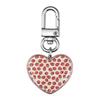 Dear My Muse_strawberry Field Ver.2 Sliver Epoxy Heart Keyring Epoxy Silver Mini Heart Keyring