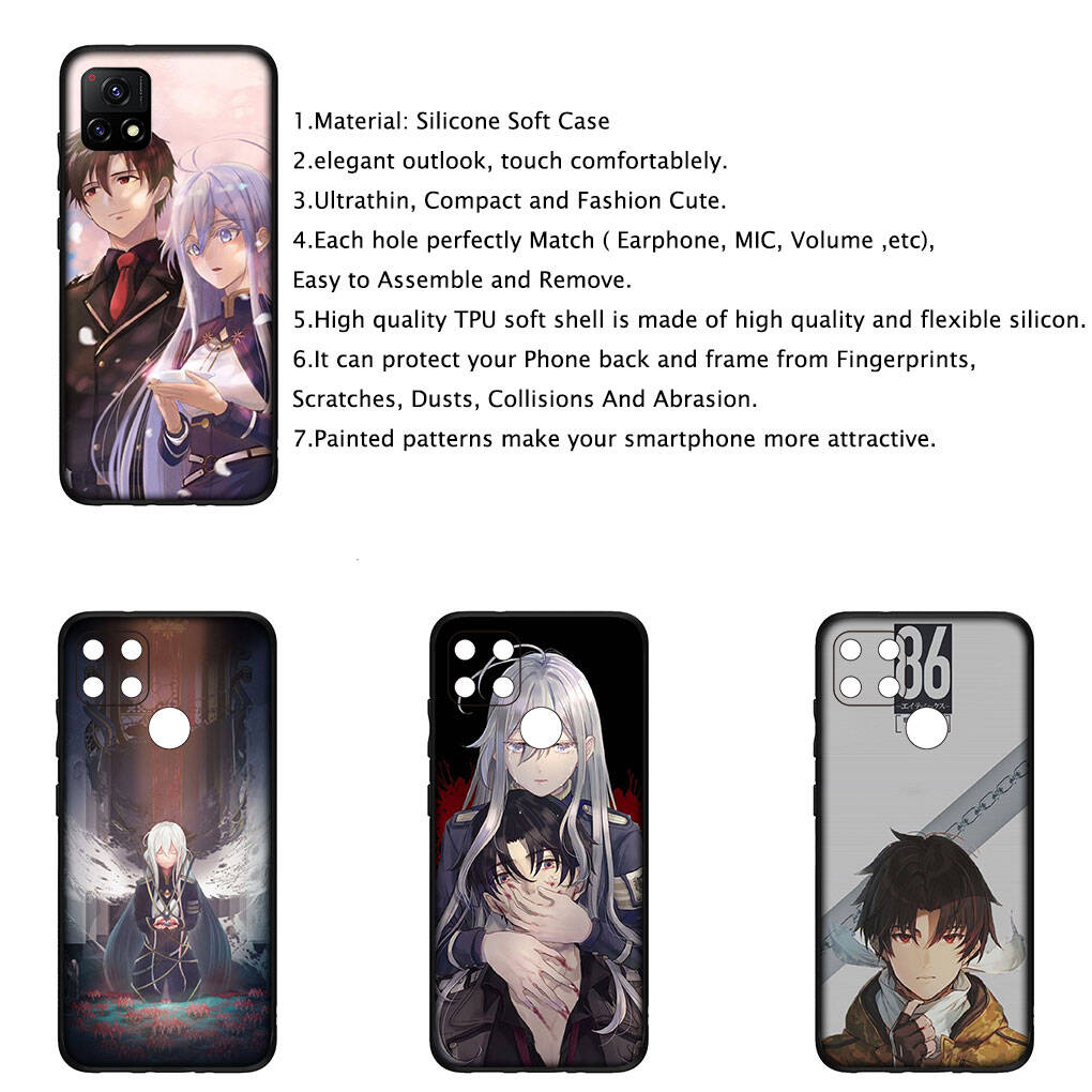 Etui na iPhone 17 16 15 Xiaomi Poco Redmi Note 14 13 12 11 Pro Max 9 16e Samsung Galaxy S25 S24 S23 OPPO Huawei Comics 86 Eighty Six Etui na telefon
