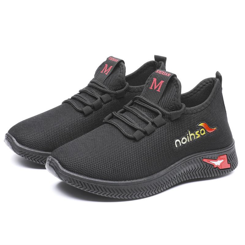 New Casual and Versatile Sports Shoes for Women with Cloth Shoes, Breathable Mesh Single Shoes