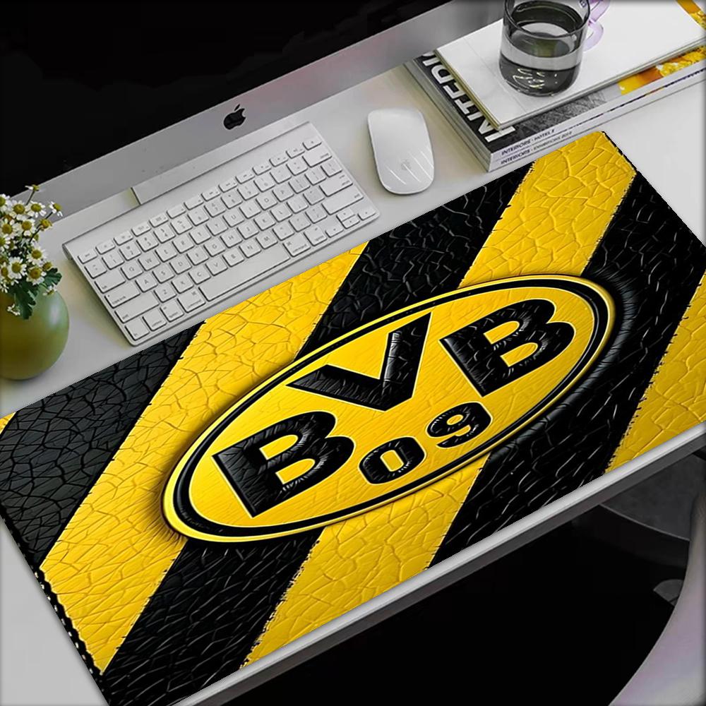 Borussia Dortmund Thema Mauspads, Rutschfeste Gummiunterseite, Multifunktionales Büro- & Wohnaccessoire, Perfekt zur Personalisierung des Arbeitsplatzes.