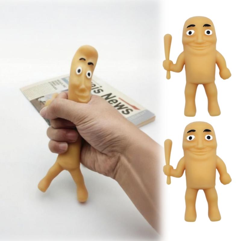 Italian Brainrot Tung Sahur Soft Rally Toys Stress Relief Prank Toy Fidget Toy Transformable Kids Adults Party Birthday Gift