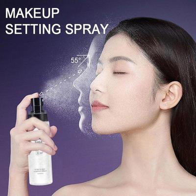 Spray Fixateur de Maquillage Longue Durée Waterproof Anti-Transpiration 100ml Contrôle Fixe Longue Tenue Hydratation O8I5