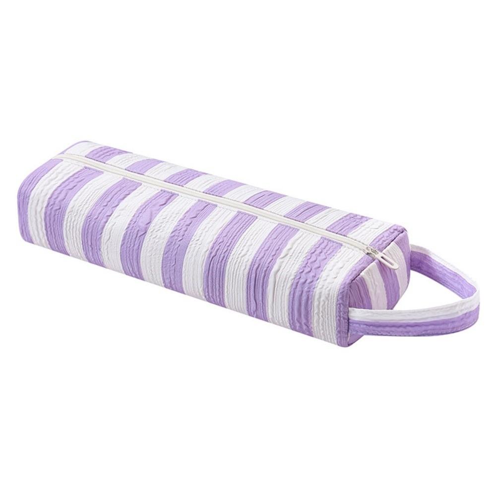 Large Capacity Curler Storage Bag Dustproof Curling Iron Carrying Case Bathroom Storage фиолетовый