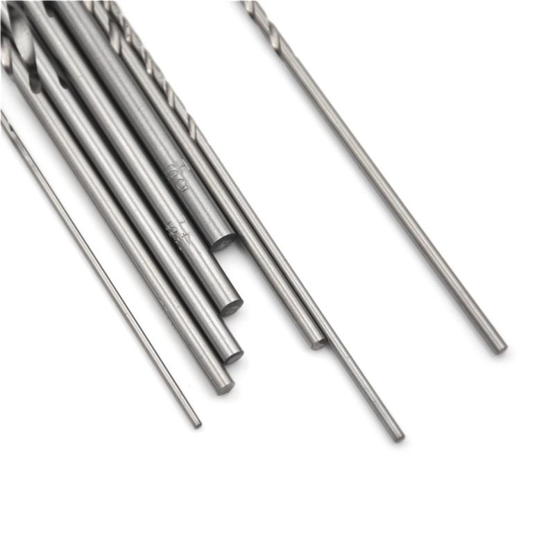 1 stk 1,5~5 mm diameter ekstra lang HSS rett skaft snekkebor spiralbor 160 mm