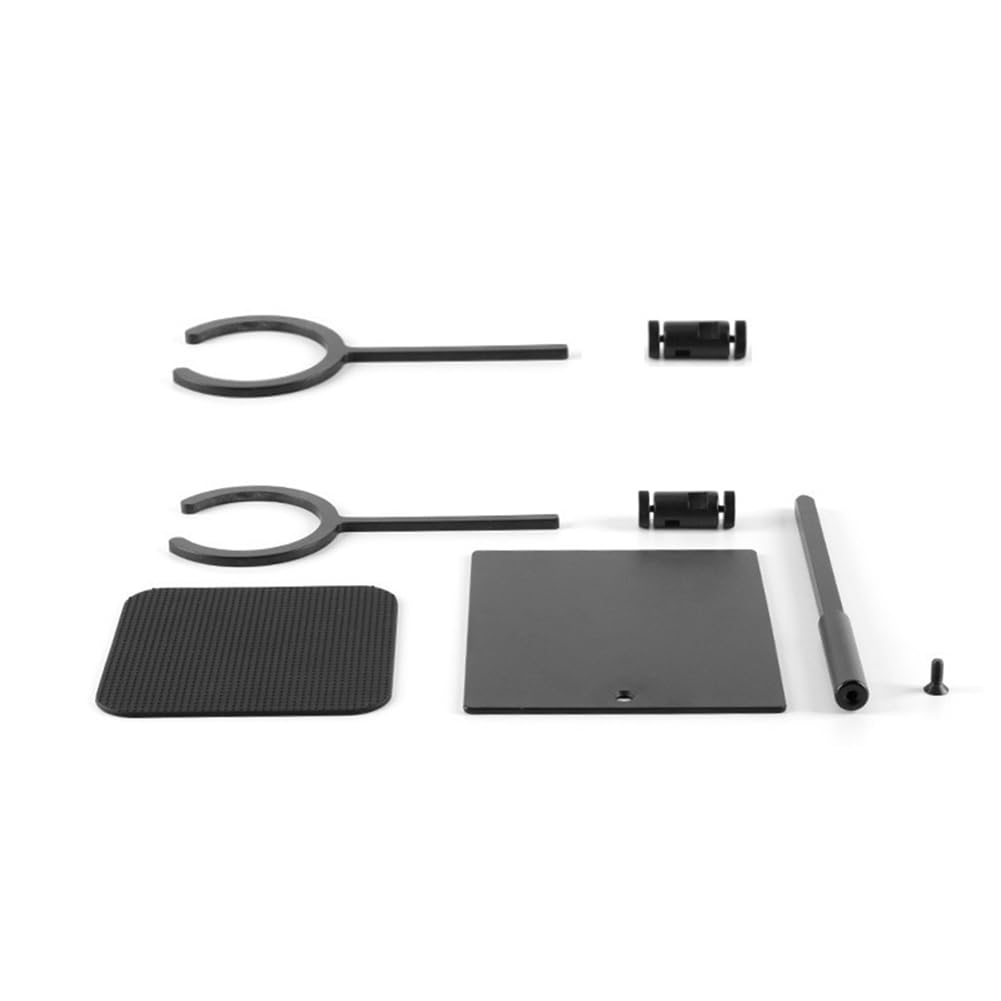 Haskoss Verstellbarer Doppel-Filterbecherhalter für Kaffeefiltermaschine, Aluminiumlegierung Dripper-Ständer, Kaffeefilter-Ständer