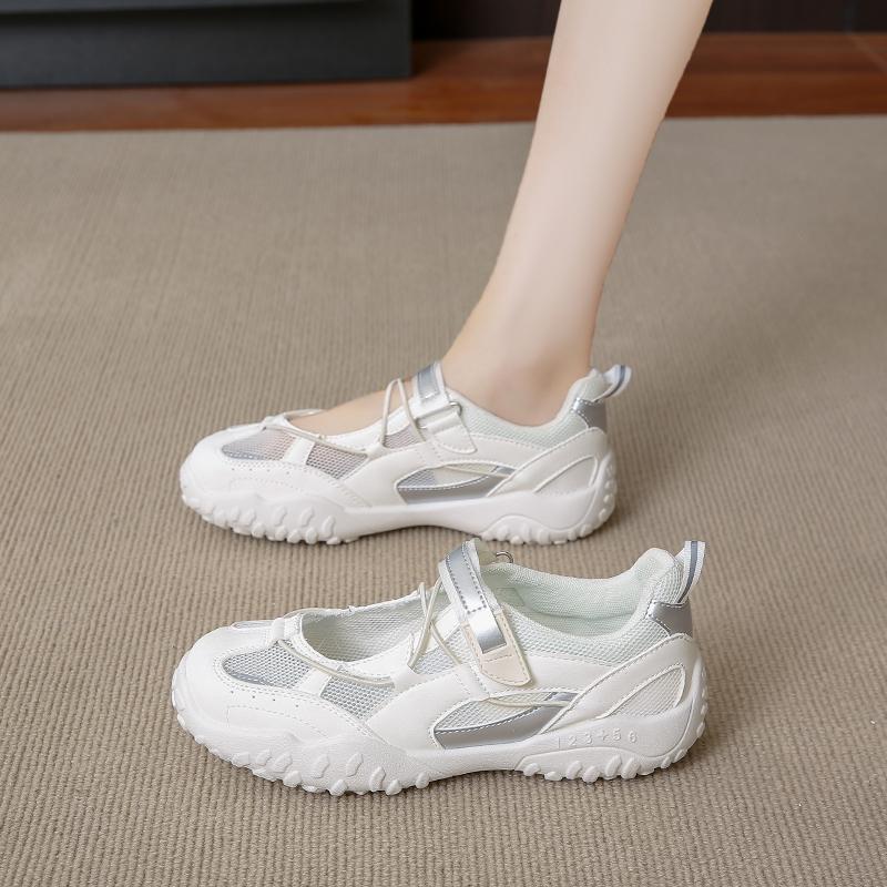 Fashion Shoes Female 2025 Brand Shallow Women's Vulcanize Shoes New Round Toe Hot Sale Mesh Light Best Seller Casual Flat Shoes Zapatos