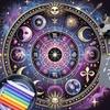 Square Divinations Tapestry Sun Moon Astrology Tablecloth Tarots Tablecloth Table Cloth Witchcrafts Supplies