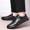 Fashion Spring Autumn Shoes Men High Quality Genuine Leather Casual Board Men Lace Up Thread Shoes Outdoor Sneakers Shoes Men