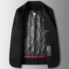 Men's Woolen Suit Autumn and Winter Wool Business Single West Unloading White Goose Down Liner Double-sided Woolen Thermal Jacket