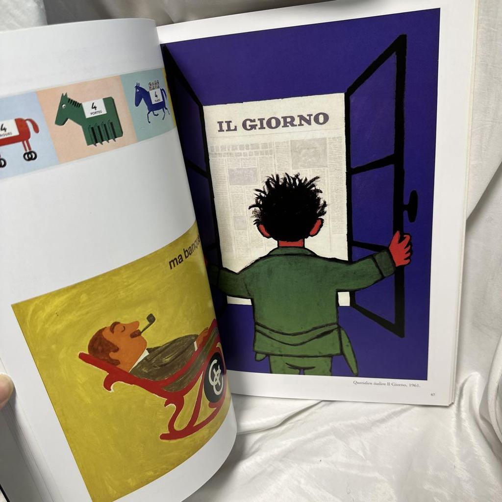 [USED] Rare book Raymond Savignac collection of works Foreign book Poster