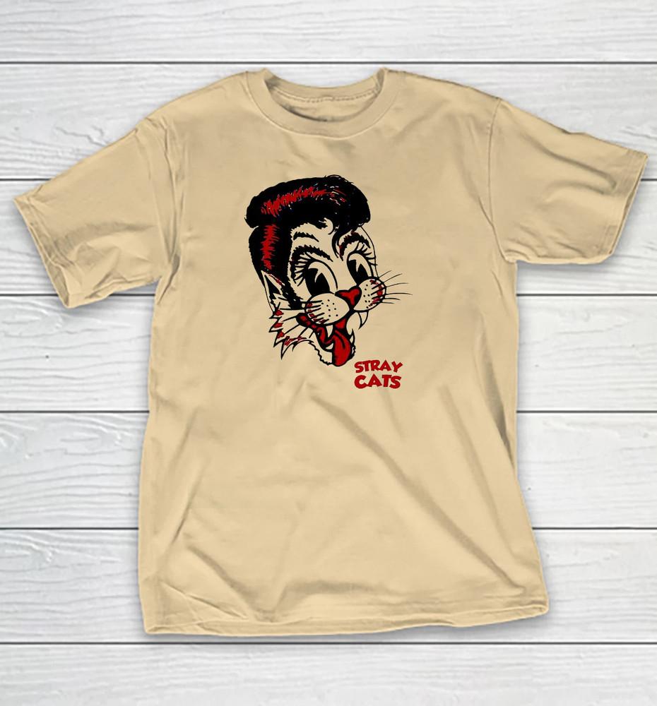 

NEW Stray Cats Sand Cotton Shirt Full size S5XL Xmas Gift CS92 Unisex T-Shirt XXXXL