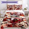 3pcs Duvet Cover Set (1*Duvet Cover + 2*Pillowcase, Without Core), Genshin Impact Print Soft All‑Season Bedding Set, Home Bedroom Decor Gift