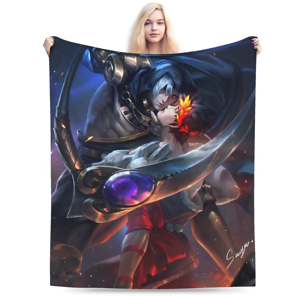 Hades Zagreus Plush Blankets Girls Boys Flannel Bedding Throws For Bedroom Soft Warm Design Quality Bedspread Birthday Gift