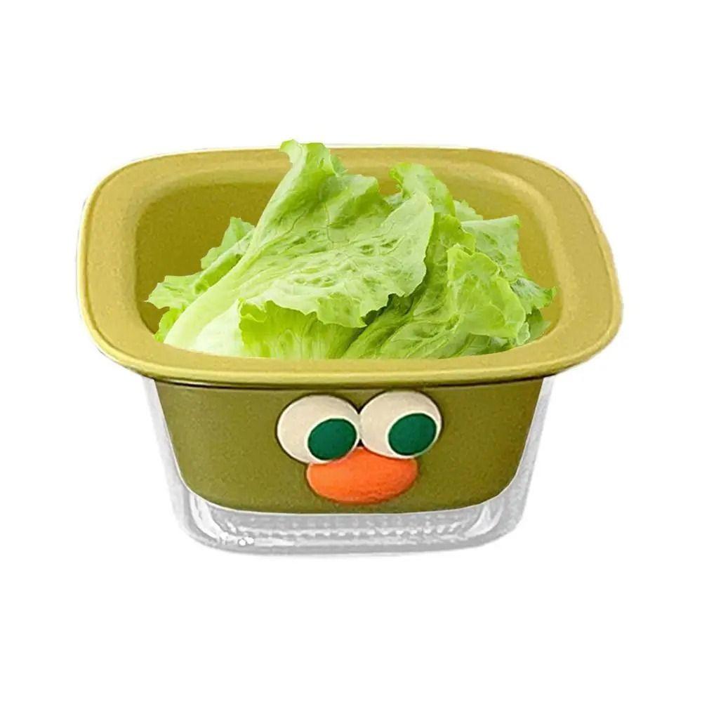 Cute Fruit Storage Basket Stickers Fruit Basin Kitchen Washing Basket Drain Basket Fruit