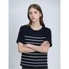 Cresson Marine Stripe Short Sleeve Knit