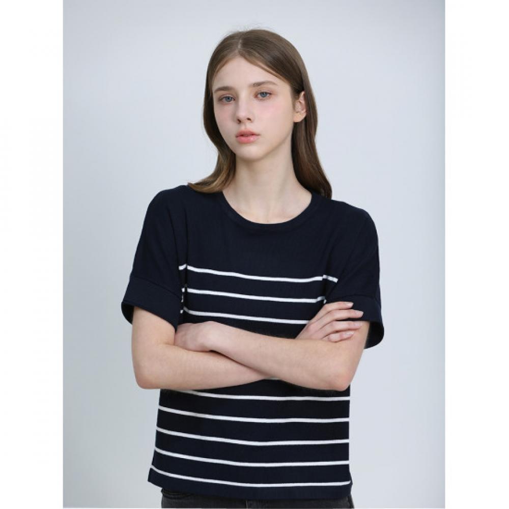Cresson Marine Stripe Short Sleeve Knit