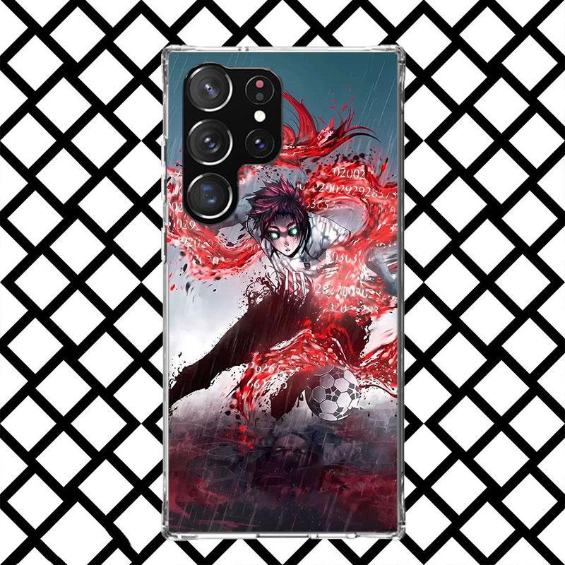 Blue Lock Shidou Ryusei Phone Case for Samsung Galaxy S26 S25 Edge S24 S23 Ultra S22 Plus S21 FE S20 + Soft Cover Print Fundas G