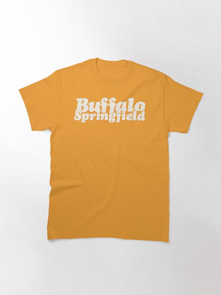 Buffalo springfield Bold Cream Typography Folk Rock Band Classic T-Shirt