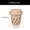 Outdoor Inground Worm Tower Large Capacity Composting Pail With Lid Nutrient For Raised Beds Garden Soil Accessories